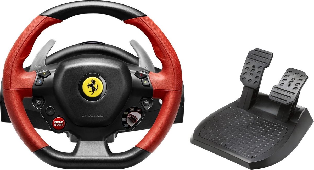 Thrustmaster Ferrari 458 Spider Racestuur - Rood - Xbox One, Xbox Series S & X