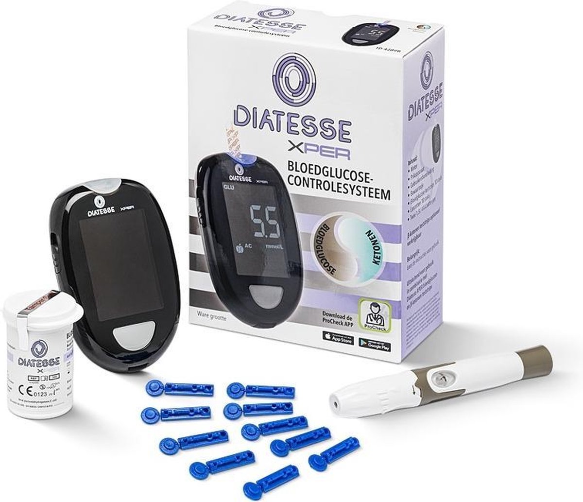 Diatesse XPER glucose/ketonen startpakket