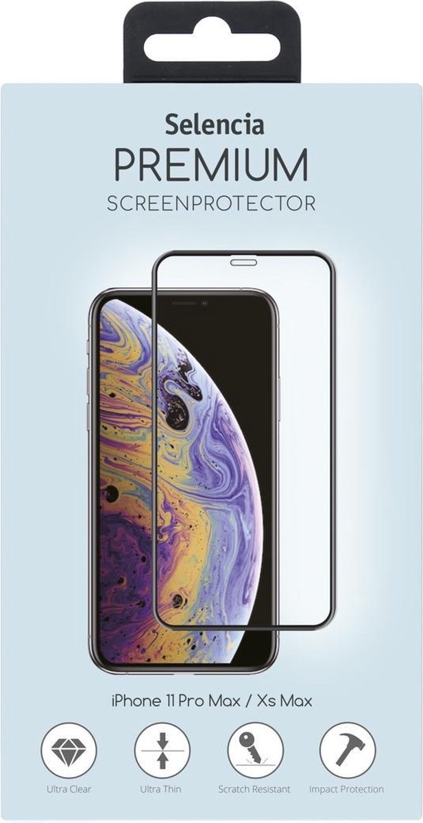 Selencia Gehard Glas Premium Screenprotector voor iPhone 11 Pro Max / Xs Max