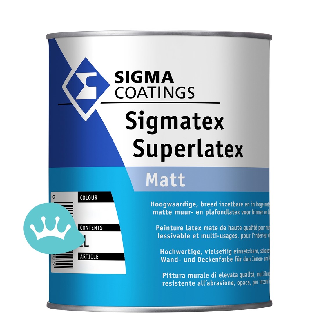 Sigma Sigmatex Superlatex Matt - Mengkleur - 1 l