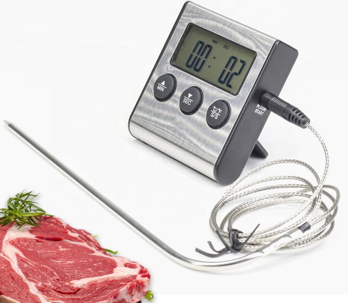 Keukenthermometer - Vleesthermometer Digitaal BBQ Thermometer - Kernthermometer - Oventhermometer
