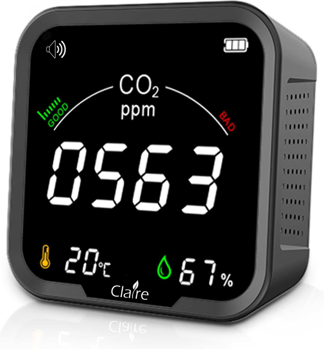 Claire Airbox CO2 meter - Luchtkwaliteitsmeter 