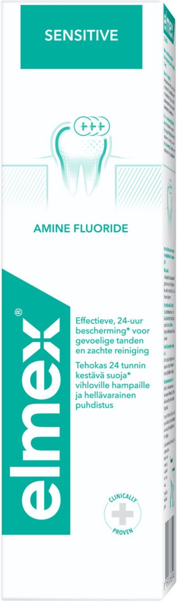 Elmex Sensitive Tandpasta 4 x 75ml - Voor Gevoelige Tanden - Voordeelverpakking
