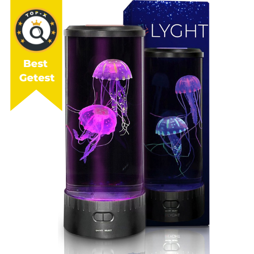 LYGHT® Jellyfish Lavalamp – Nachtlamp – LED Lamp – 5 Kleuren
