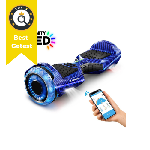 6,5 inch premium hoverboard Bluewheel HX360 - Duits kwaliteitsmerk - veiligheidsmodus voor kinderen - infinity LED-wielen & app
